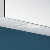 Зеркало-шкаф Dreja Uni 120 см с LED-подсветкой и выключателем, белый 99.9013-7