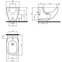 Биде подвесное Kolo EGO Reflex K15100900-1