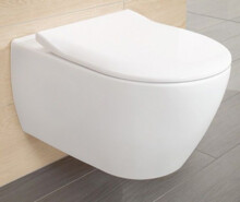 Унитаз подвесной Villeroy & Boch Subway 2.0 c сиденьем "микролифт" 5614R2R1-2