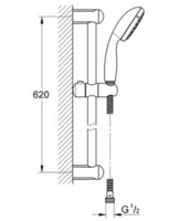 Промо-комплект Grohe Bau Edge: 23328000 + 23334000 + 27853001 + 27596000 118389-1