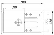 Кухонная мойка Franke BSG 611-78 оникс 114.0391.210-1