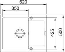 Кухонная мойка Franke MRG 611С белая 114.0198.366-1