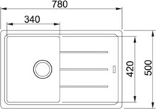 Кухонная мойка Franke BFG 611 оникс 114.0259.927-1