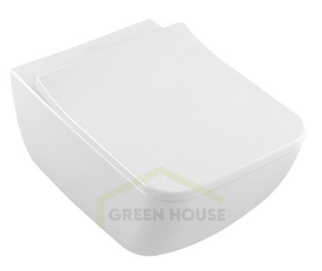 Унитаз подвесной Villeroy & Boch Venticello с сиденьем "микролифт" 4611RS01