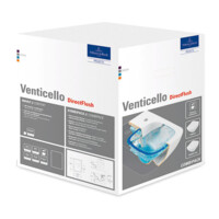 Унитаз подвесной Villeroy & Boch Venticello с сиденьем "микролифт" 4611RS01-4