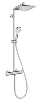 Душевая система Hansgrohe Crometta Е 240 1jet Showerpipe с термостатом 27271000-0