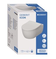 Унитаз подвесной Geberit iCon с сиденьем "микролифт" 500.784.01.1-8