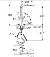 Смеситель для кухни Grohe Zedra 32553002-1