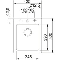 Мойка из искусственного камня Franke MRG 610-42 сахара 114.0060.574-1