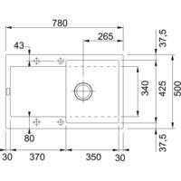 Кухонная мойка Franke MRG 611-78 серый камень 114.0604.398-1