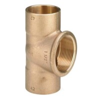 Тройник Viega 28x1/2x28 Rp-резьба, соединение под пайку 103453-0