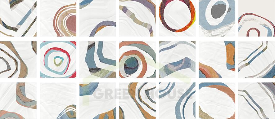 Керамическая плитка Delconca KANDINSKY CERCHI 20X20, м2 20KN18CEA