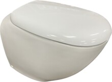 Унитаз приставной Kolo Ego Reflex с сиденьем soft-close K13000900+K10112000-4