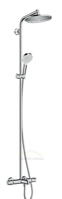 Душевая система Hansgrohe Crometta S 240 Showerpipe с термостатом 27320000
