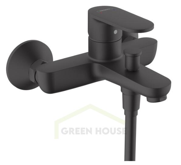 Смеситель для ванны и душа Hansgrohe Vernis Bl, ВМ матовый черный 71440670