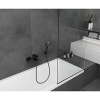 Смеситель для ванны и душа Hansgrohe Vernis Sh ВМ матовый черный 71450670-2
