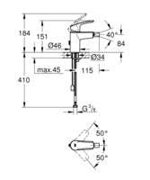 Смеситель для биде Grohe DN 15 S-Size Eurosmart 32927003-1