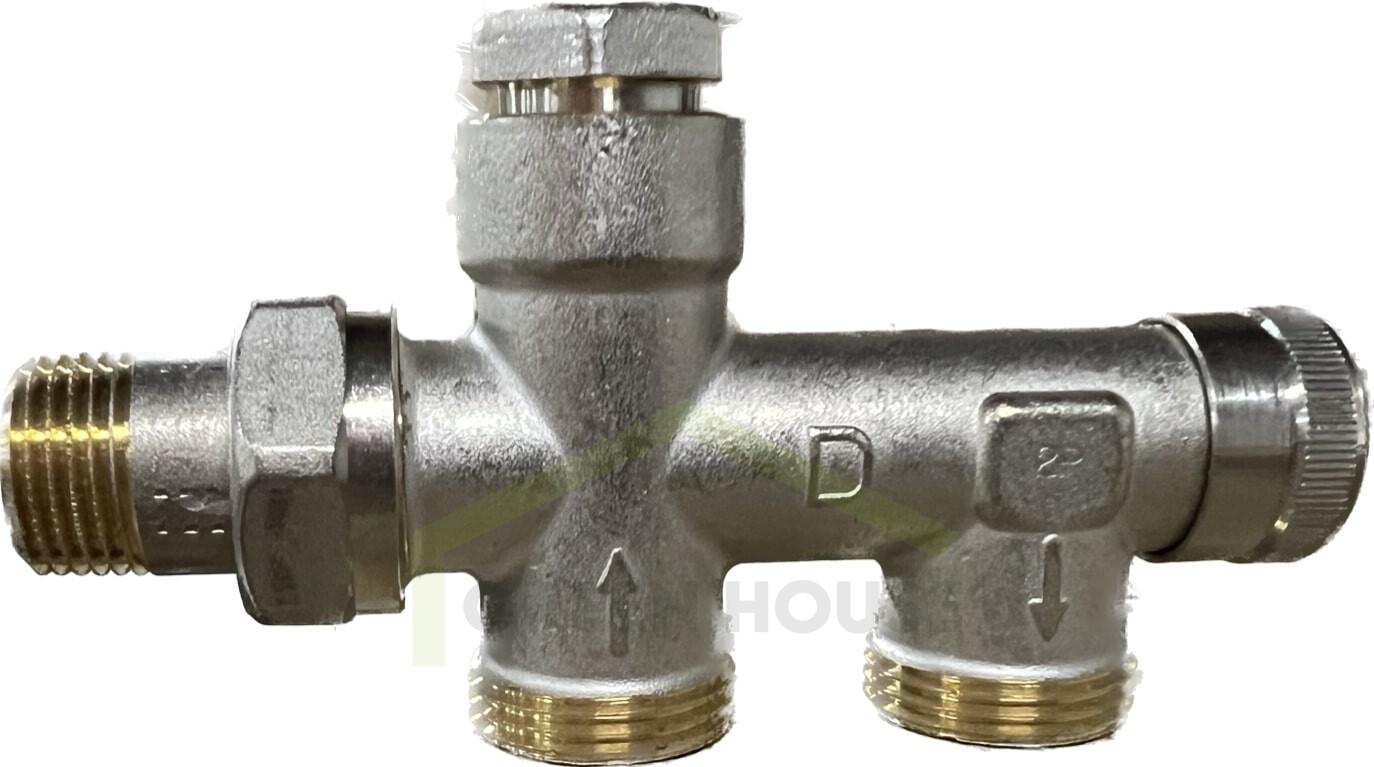 Присоединительная деталь с запорным клапаном Danfoss RA-K 013G3367