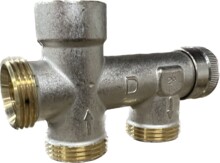 Присоединительная деталь с запорным клапаном Danfoss RA-K 013G3367-1