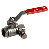 Кран шаровый Arco ГГ 3/4" "SENA" RH324 со сливным патрубком и подключением монометра 152104-0