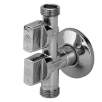 Кран шаровый декоративный Arco Combi д/подкл стир машины Ш1/2хШ1/2хШ1/2 COMB15-0