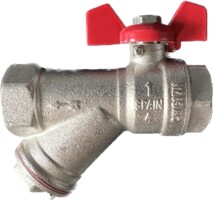 Кран шаровый Arco с фильтром ГГ 1" RHF35-1