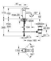 Смеситель для умывальника Grohe Allure 32757000-1