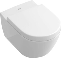 Унитаз подвесной Villeroy & Boch Subway 2.0 с сиденьем "микролифт" 5614R0R1+9M68S101-0