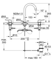 Смеситель для умывальника Grohe Concetto 20216001-1