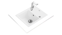 Мойка из искусственного камня Teka STONE 45 S-TG 1B 1D белый 115330054-1