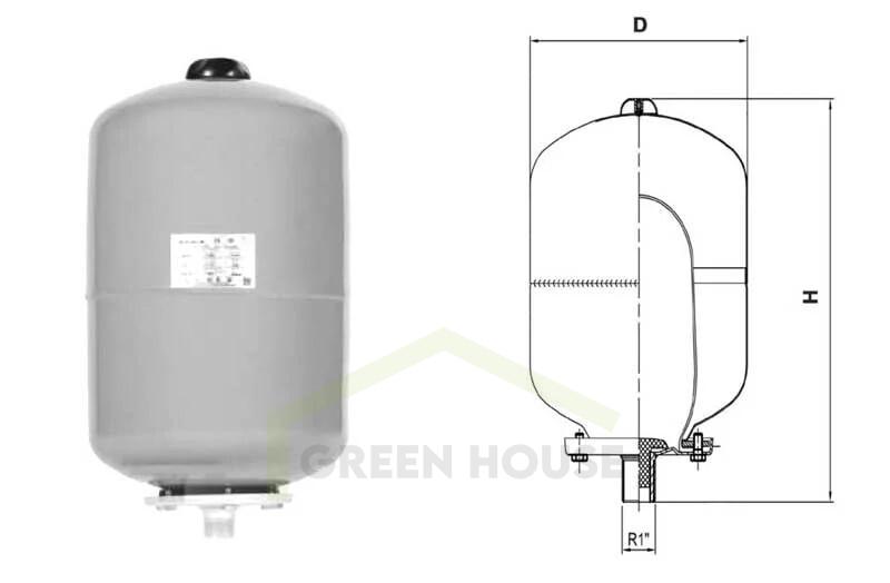Бак мембранный вертикальный Waterstry CW-V 8 792000016