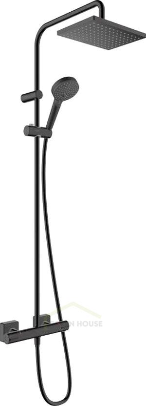 Душевая система Hansgrohe Vernis Sh Showerpipe 230 1jet матовый черный 26286670