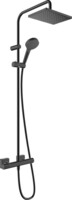 Душевая система Hansgrohe Vernis Sh Showerpipe 230 1jet матовый черный 26286670-0