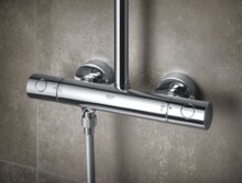 Душевая система Grohe Vitalio Start System 250 Cube с термостатом для настенного монтажа 26697000-5