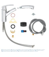 Смеситель для кухни Grohe Start однорычажный, с выдвижным изливом 30307001-5
