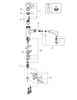 Смеситель для кухни Grohe Start однорычажный, с выдвижным изливом 30307001-4