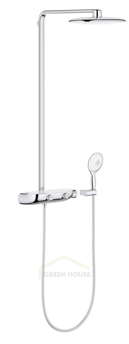 Душевая система с термостатом Grohe Rainshower System SmartControl Mono 360 белая луна 26361LS0