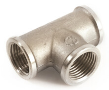 Никелированный тройник General Fittings В1*В1*В1" (хром) 270014N101010A-0