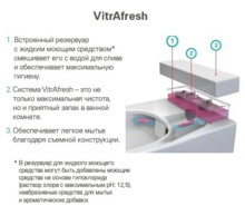 Унитаз подвесной Vitra Metropole Rim-ex 7672B003-1086-2