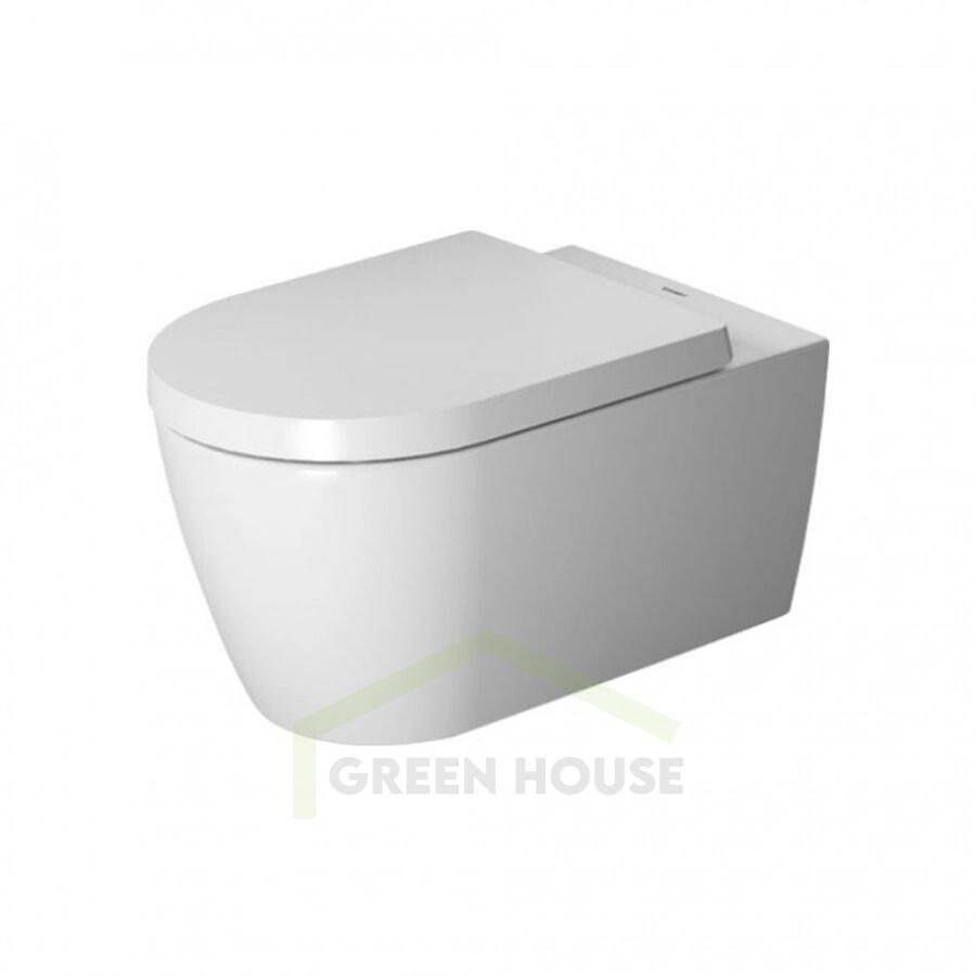 Унитаз подвесной Duravit ME by Starck Rimless с крышкой микролифт 45290900A1