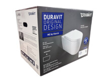 Унитаз подвесной Duravit ME by Starck Rimless с крышкой микролифт 45290900A1-2