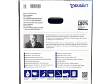 Унитаз подвесной Duravit ME by Starck Rimless с крышкой микролифт 45290900A1-5