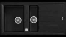 Мойка из искусственного камня Teka STONE 60 B-TG 1 1/2B 1D карбон 115360008-0