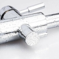 Смеситель для кухни Maxonor  с подключением фильтра питьевой воды с гайкой, хром MN4352-2