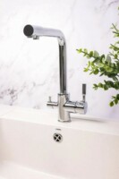 Смеситель для кухни Maxonor  с подключением фильтра питьевой воды с гайкой, хром MN4352-5