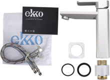 Смеситель для умывальника Ekko  серый E1082-22-4