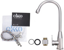Смеситель для кухни Ekko  серый E4061-4