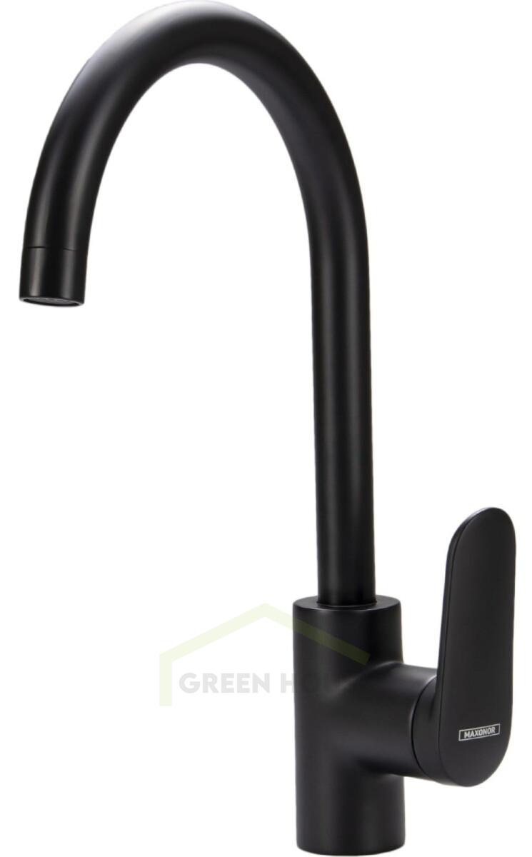 Смеситель для кухни Maxonor  черный MN4071-7