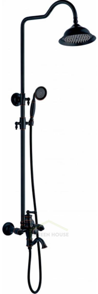 Душевая система Maxonor  черный MN2476-7