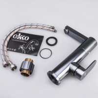 Смеситель для умывальника Ekko  темно-серый E1083-21-4